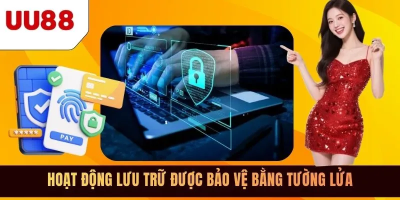 Hoạt động lưu trữ được bảo vệ bằng tường lửa